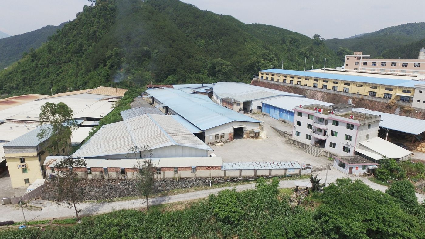 Factory aerial view